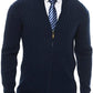 Formal Collar Knitted Sweater Cardigan For Men