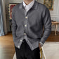 Lapel Knitted Fashion Sweater Cardigan For Men