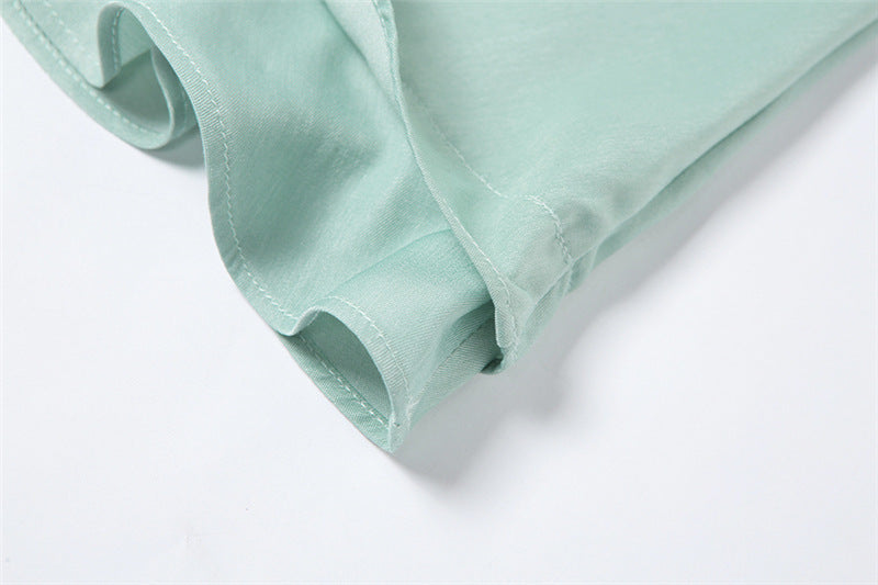 Lotus Leaf Suspender Dress