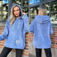 Loose Long-Sleeved Pullover Hoodie For Women