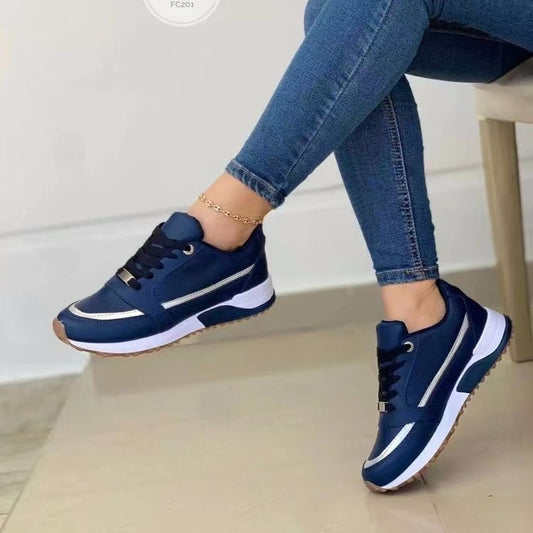 Women Round Toe Walking Sneakers