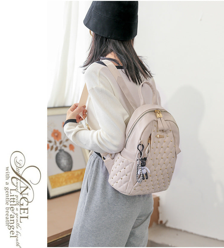 Large Soft Leather Backpack