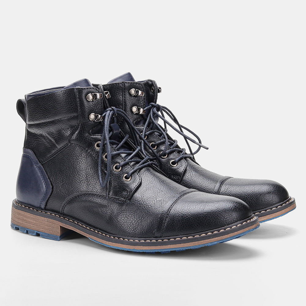 Men's Winter PU Leather Boots
