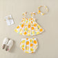 Girl's Lemon Suspender Dress