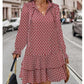 Ladies Bohemian V-Neck Dress