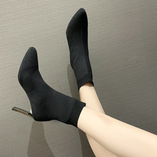 Women's Pointed Sock Boots