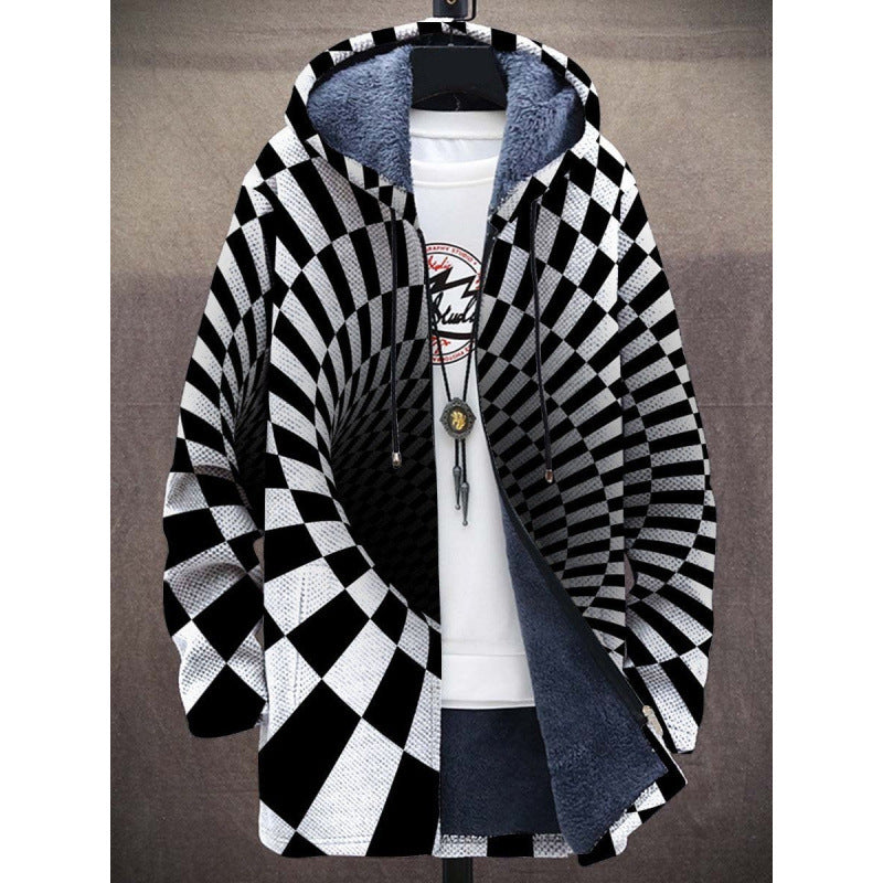 New Creative 3D Digital Printing Jacket For Men