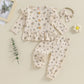 Girl's Cotton Double-layer Suit Playsuit