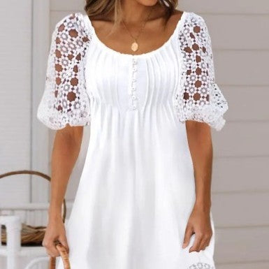 Women's Raglan Lace Dress