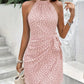 Halterneck  Wrap Dress