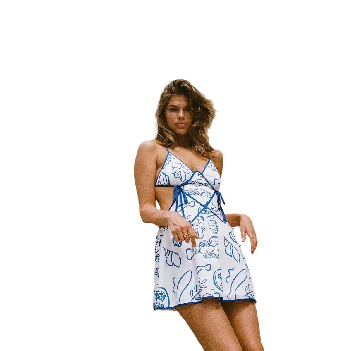 2 Pcs Halter Dress