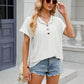 Hooded Button T-shirt