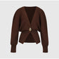 V-neck Knitted Sweater
