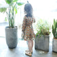 Girls Cotton Floral Dress