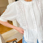 Women's French Embroidered Blouse