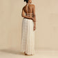 2pcs Bohemian Pleated suit