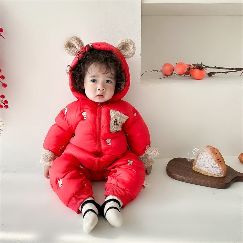 Baby Velvet Padded Coat