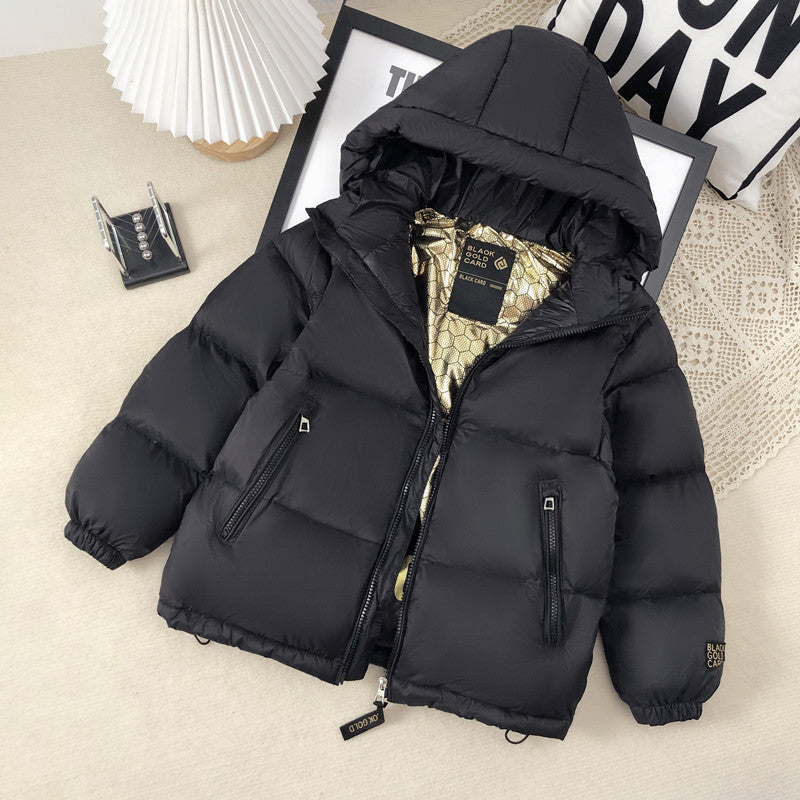 Children's Trendy Best-selling Black Down Jacket