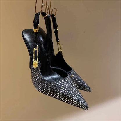 Women's Rhinestone High Heels