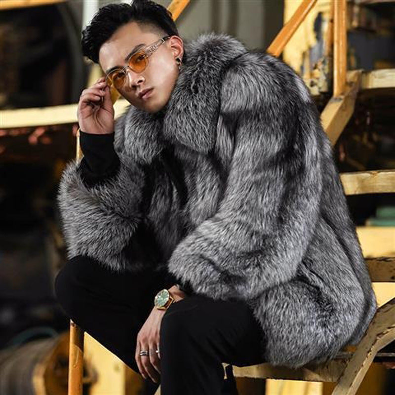 Men's Fox Fur Jacket