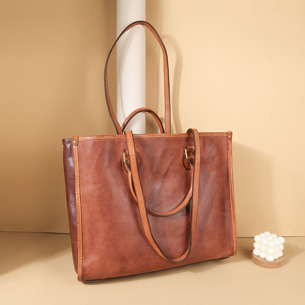 Women's Retro Leather Multi-functional Shoulder Bag