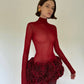 Adjustable Strapless Cocktail Dress