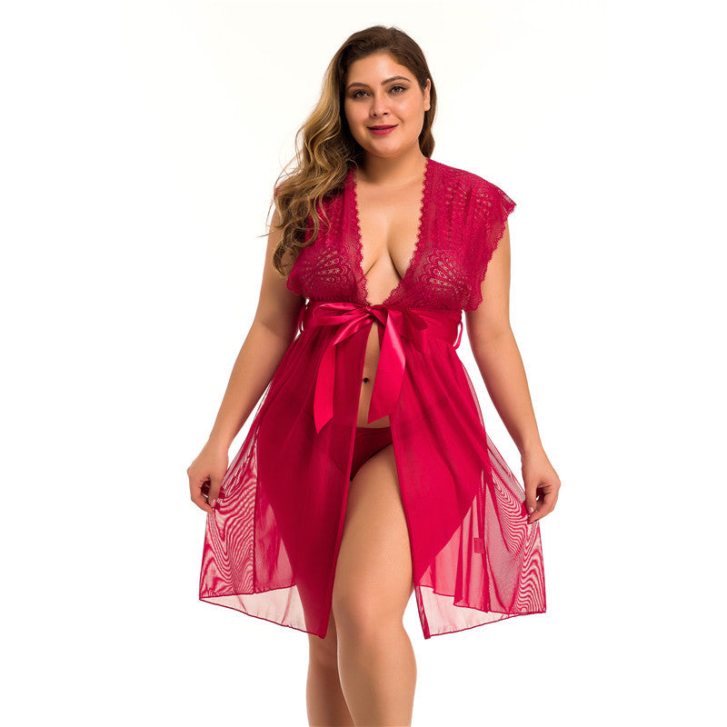 Plus Size Lace Lingerie