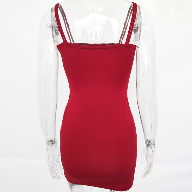 Spaghetti Strap Bodycon Dress