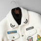 Men's White Grain Lamb Fur Jacket