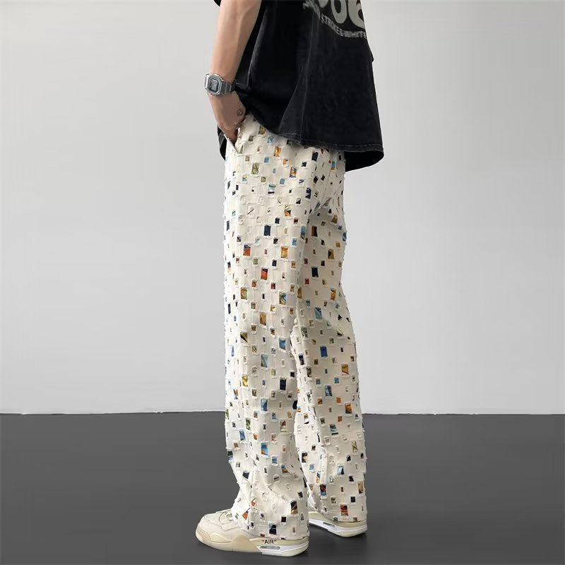 Men's Designer Straight Leg Pants