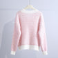 Women's Plaid Knit Sweater