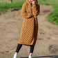 Winter Thick Warm Hooded Knitted Cardigan For Women