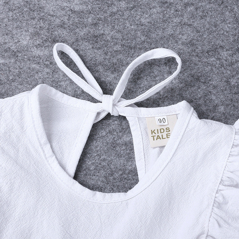 Lotus Leaf Little Girl's Dress