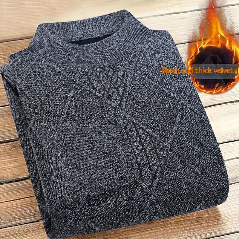 Men's Fleece-lined Sweater