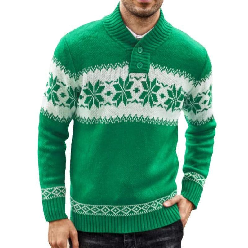 Men's Jacquard Sweater
