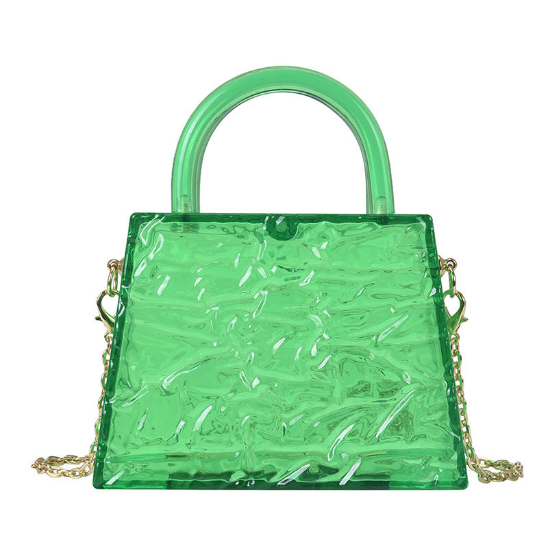 Mini Transparent Chain Bag