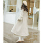Women's French Retro Woolen Skirt Coat
