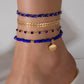 Rice Bead 4 Layer Ankle Chain