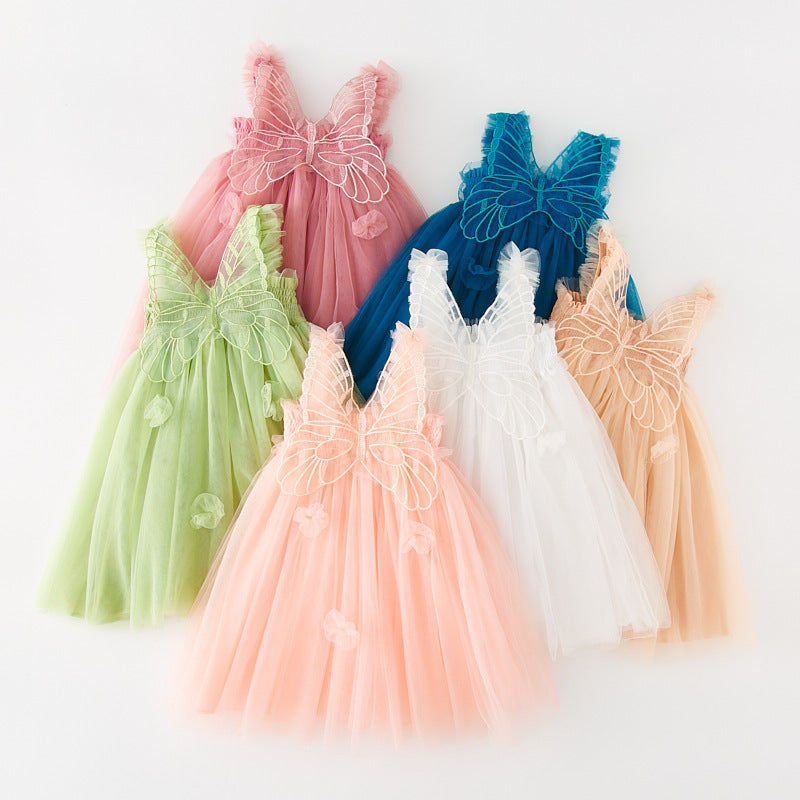 Girl's Butterfly Princess Petti Skirt