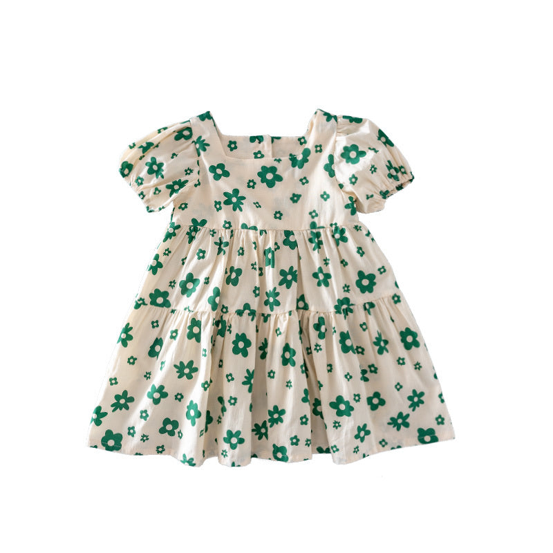 Little Girl's Cotton Printed Dress