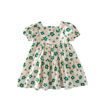 Little Girl's Cotton Printed Dress