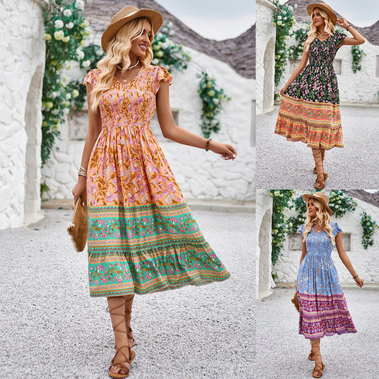 Summer Bohemian  Beach Dress