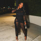 Women's Barely There Lace Jumpsuit
