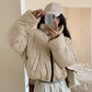 Fitted Puffer Parka Jacket