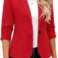 Women's Three-quarter Sleeve Suit Jacket