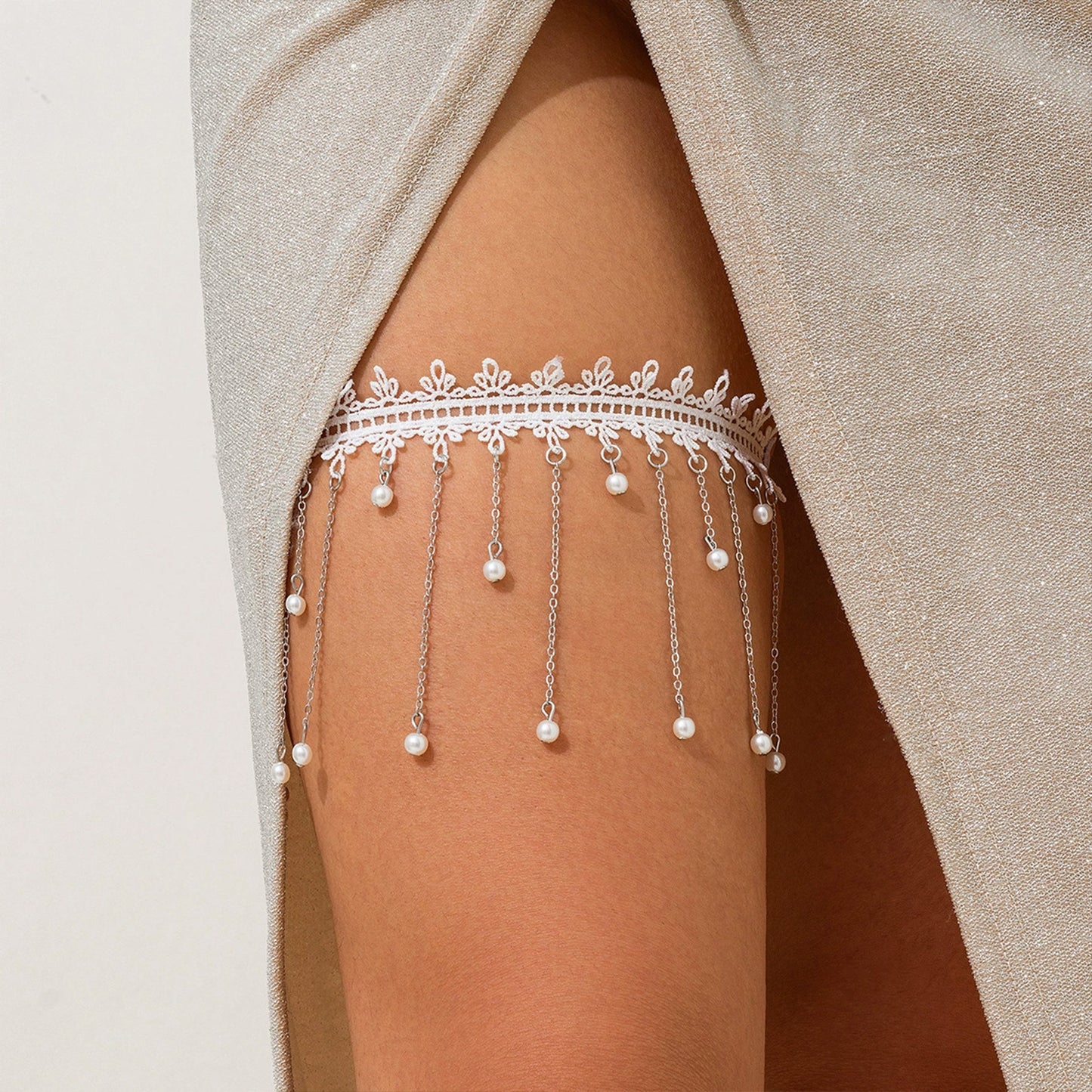 Women's Elegant Lace Elastic Thigh Chain