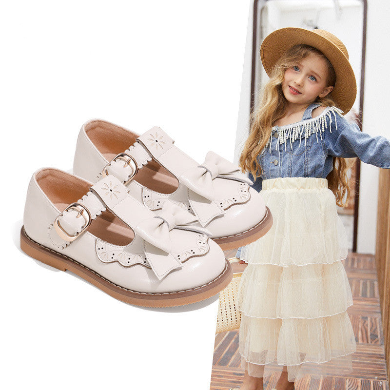 Girls Leather Dress Shoes