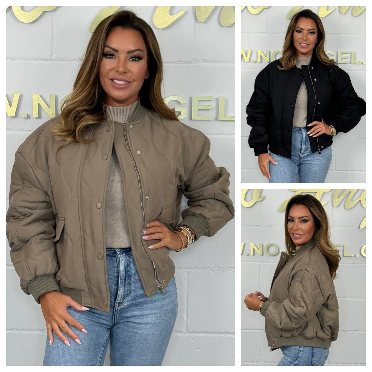 Women's Cotton Padded Pilot Jacket