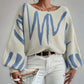 Lantern Sleeved Pullover Sweater