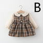Girls Cotton Tartan Dress